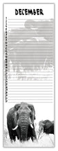 Birthday Calendar - Nature in Black and White