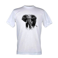 T-Shirt | Black and White Range | Centre Elephant