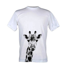 T-Shirt | Black and White Range | Giraffe Portrait