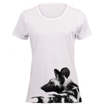 T-Shirt | Black and White Range | African Wild Dog