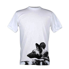 T-Shirt | Black and White Range | African Wild Dog
